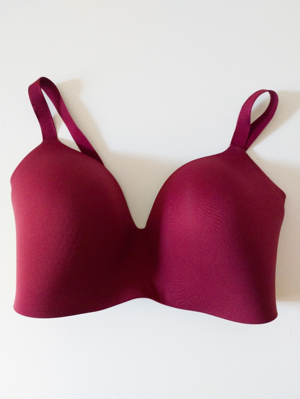 Knix WingWoman Contour Wireless Bra Dark Cherry Burgundy Size 38F